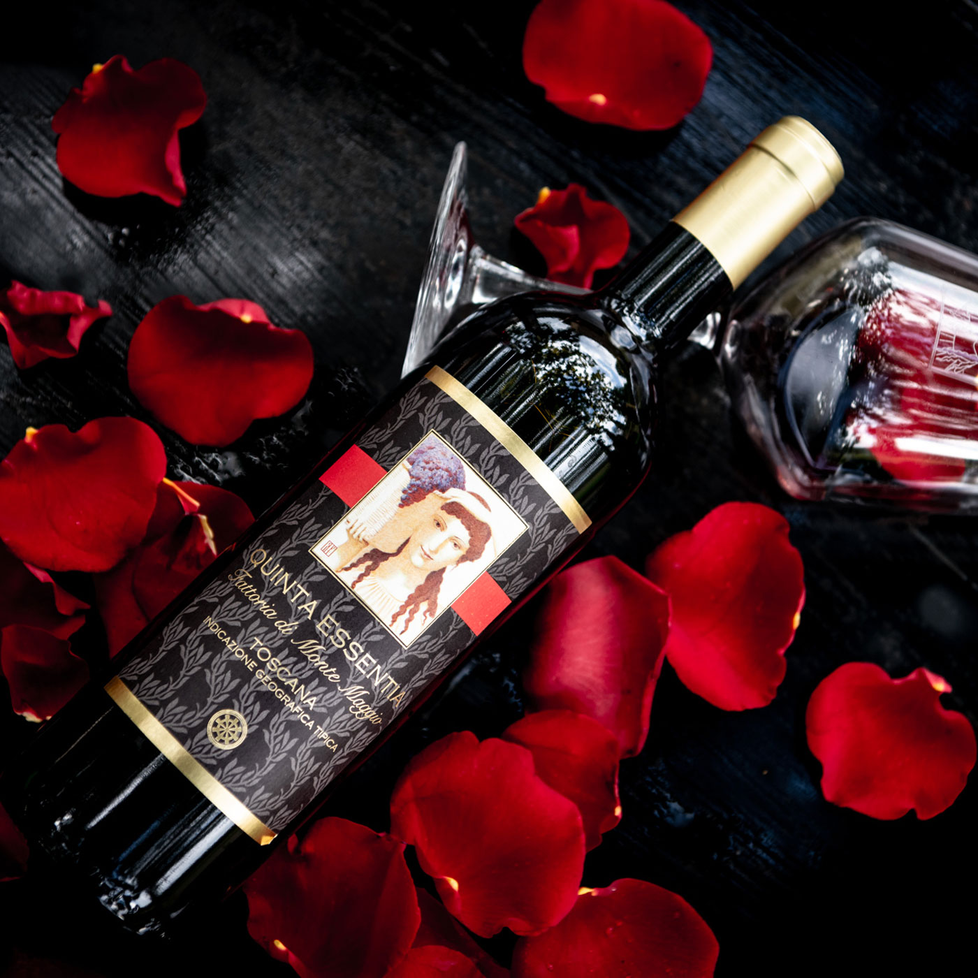 Quinta Essentia di Montemaggio is a blend of our best Merlot and best Sangiovese