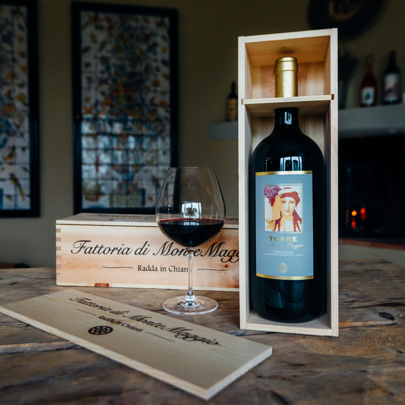 Torre di Montemaggio boxed and ready to deliver to your home from Italy