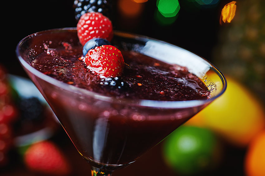 Wine-based Caipirhinha