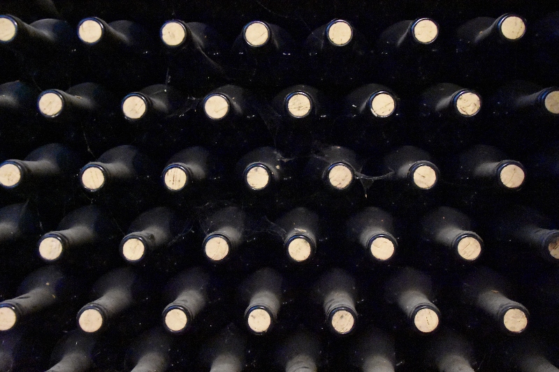 Wine bottles just waiting to be bought and sent to a pleasing recipient