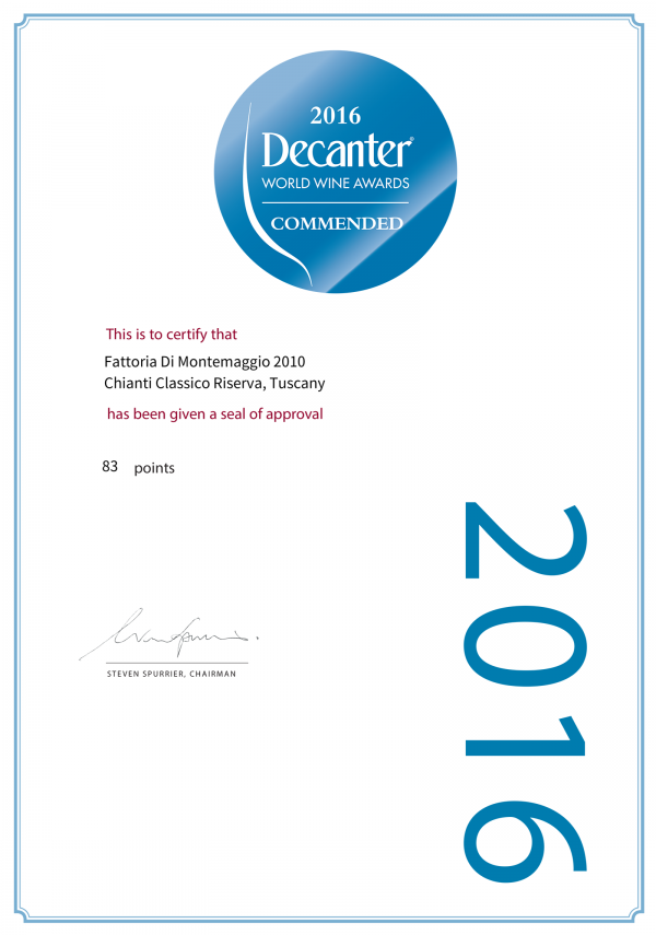 Decanter World Awards 2016